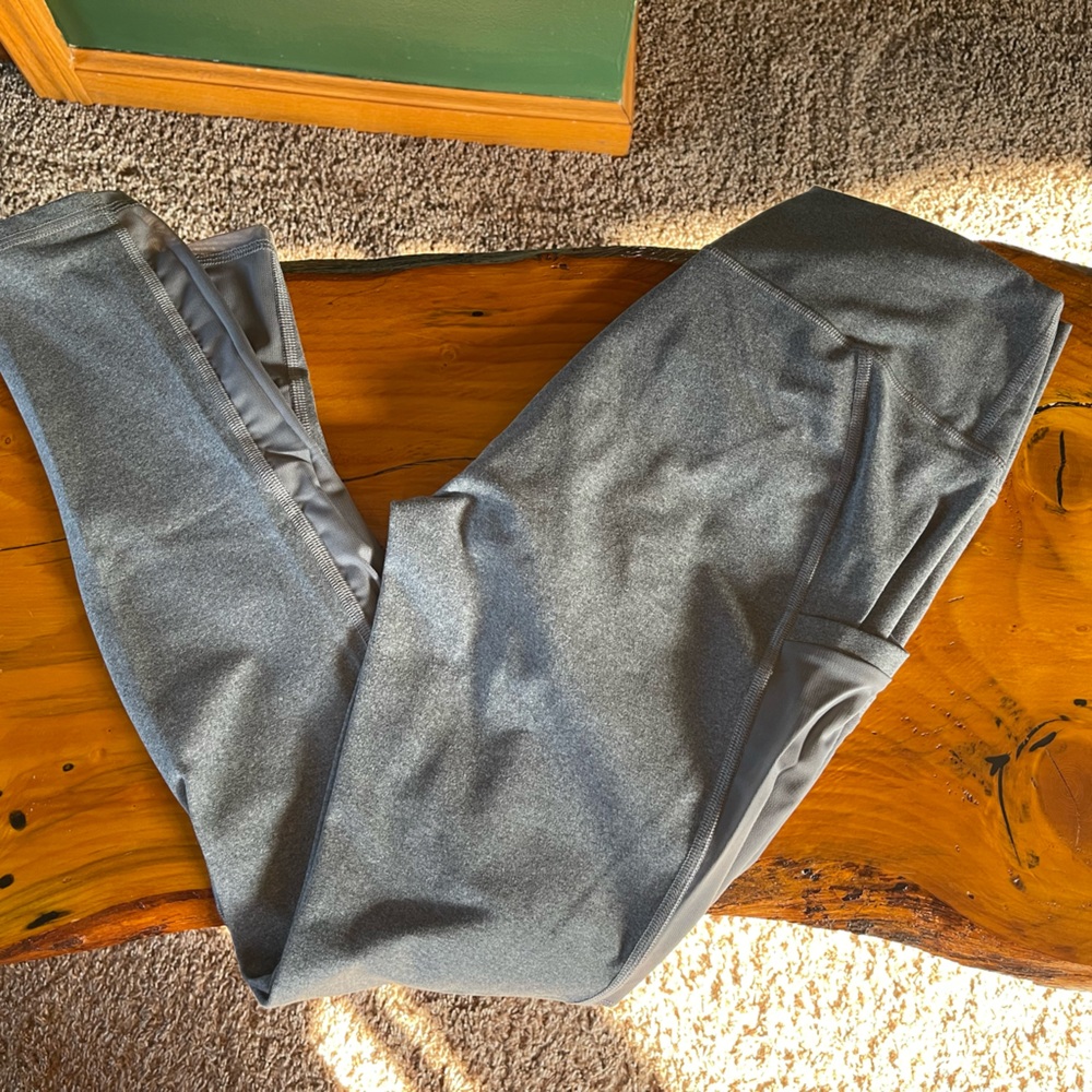 Fabletics Gray On-The-Go Leggings - Size L - image 1